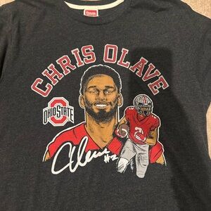 HOMAGE Charcoal Gray Ohio State Graphic Tee